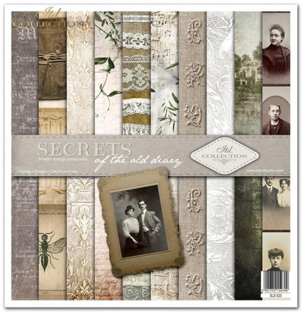 SLS025 ITD Collection Secrets of the Old Diary 12x12 Paper Pad