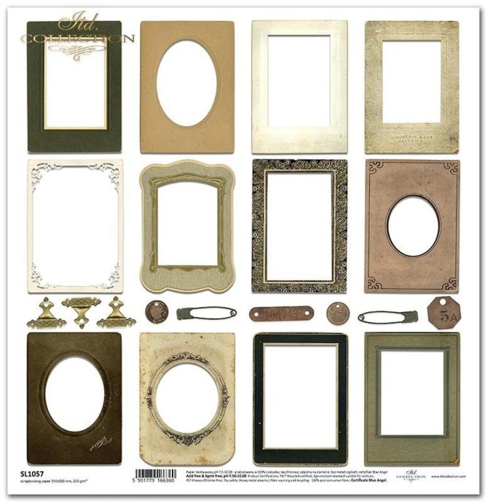 ITD Collection 12x12 Paper Sheet Ephemeral Moments #1057