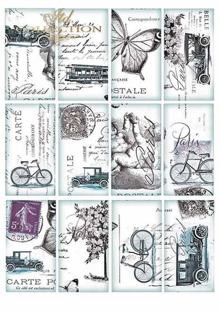 ITD Collection A4 Paper Pack Retro Travels