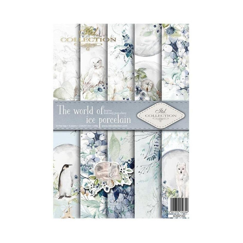 ITD Collection A4 Paper Pack The World of Ice Porcelain