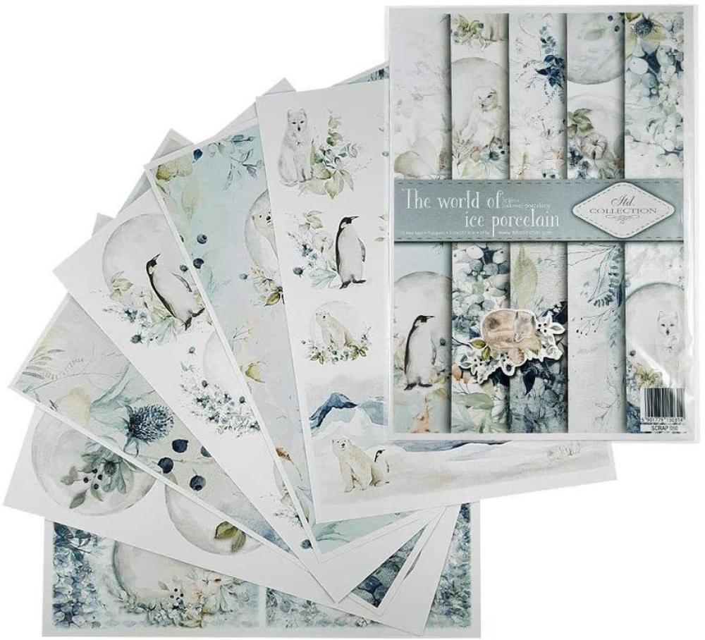 ITD Collection A4 Paper Pack The World of Ice Porcelain