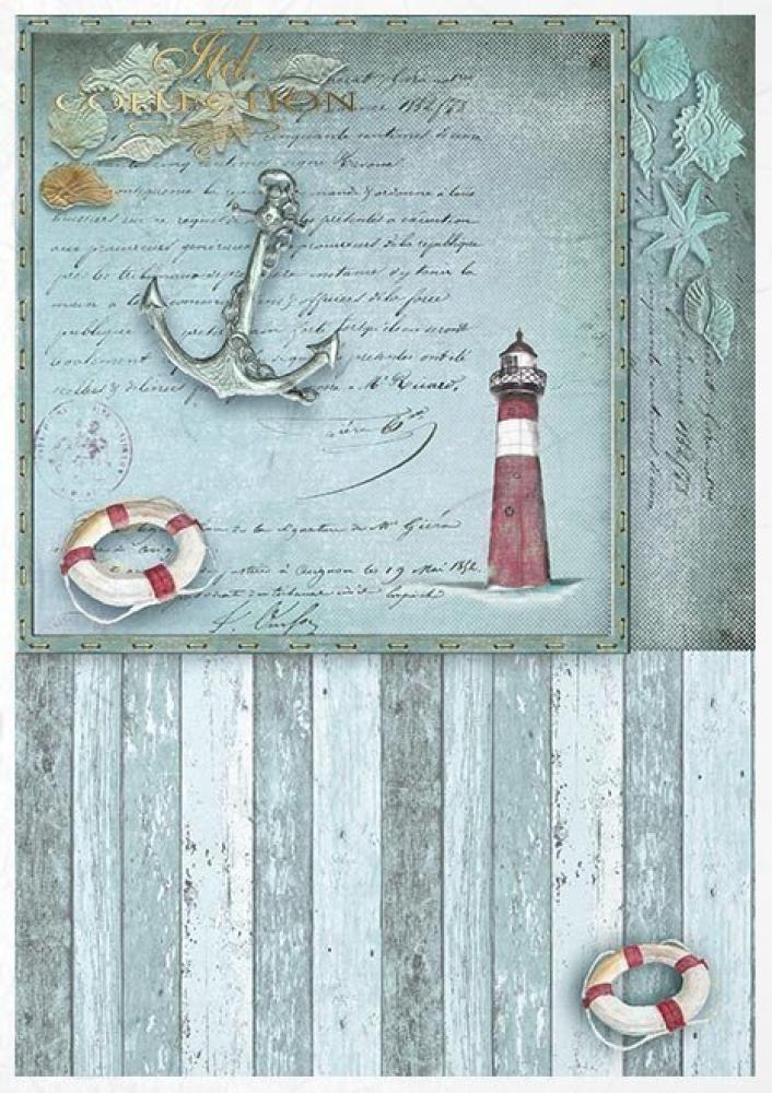 ITD Collection A4 Rice Paper Creative Set Sea Stories
