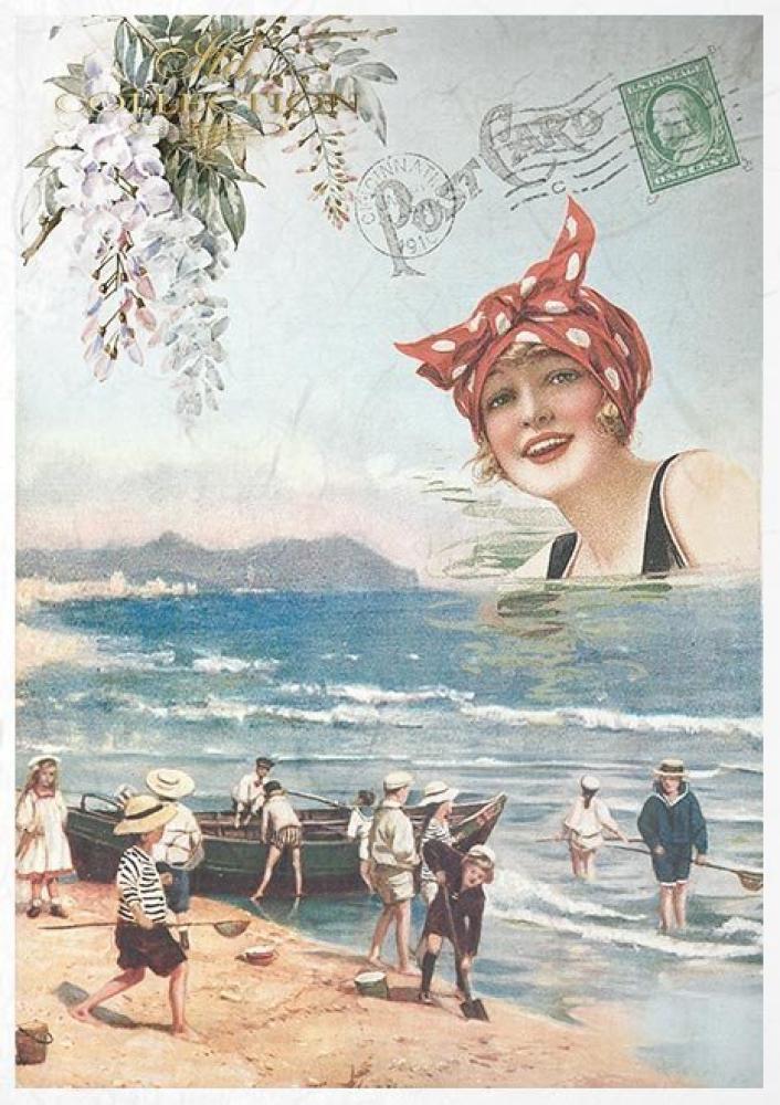 ITD Collection A4 Rice Paper Creative Set Sea Stories