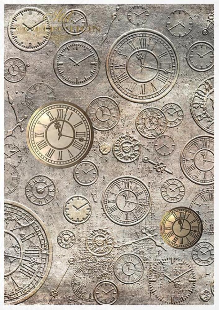 RS014 ITD Collection A4 Rice Paper Creative Set Steampunk