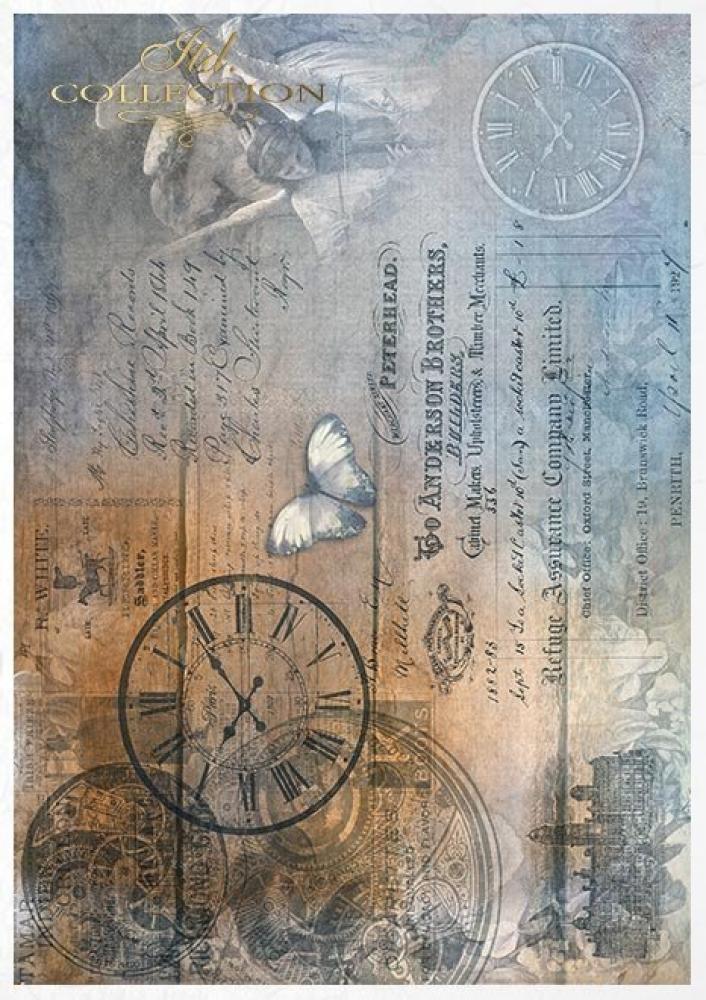 RS014 ITD Collection A4 Rice Paper Creative Set Steampunk