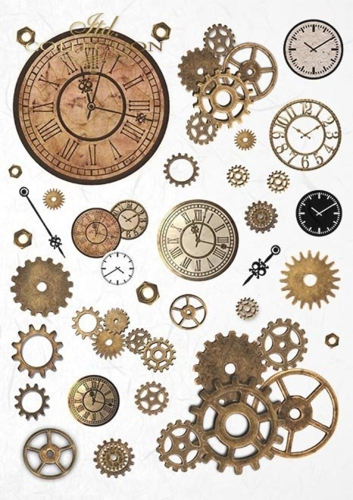 RS014 ITD Collection A4 Rice Paper Creative Set Steampunk