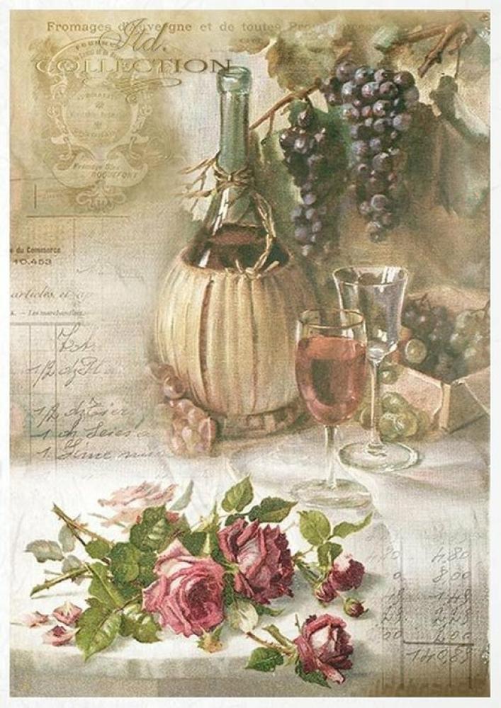 ITD Collection A4 Rice Paper Creative Set Vintage Style