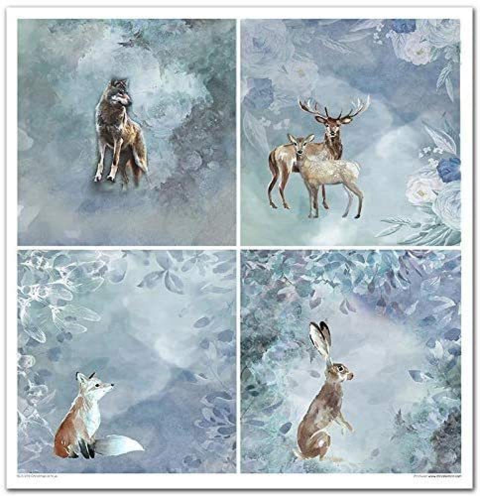 ITD Collection Paper Pad 12x12 Christmas in Blue