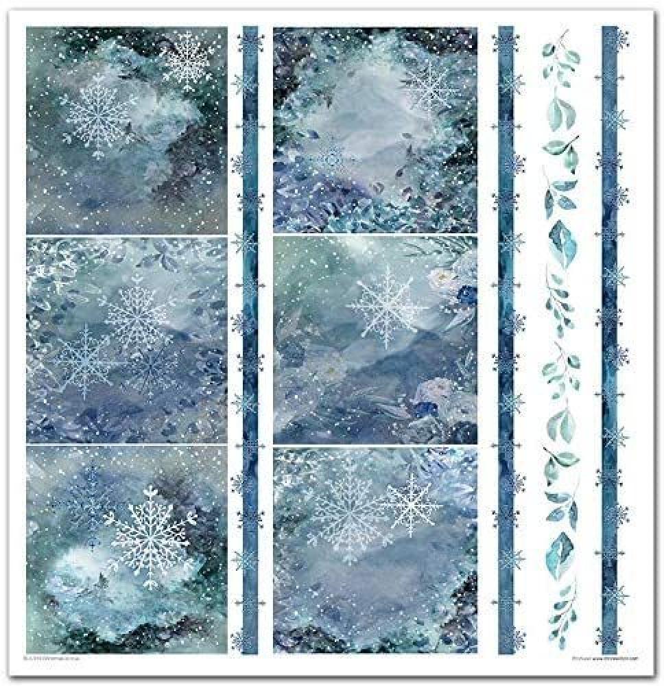 ITD Collection Paper Pad 12x12 Christmas in Blue