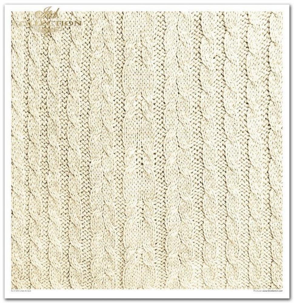 ITD Collection Paper Pad 12x12 Linen & Lace