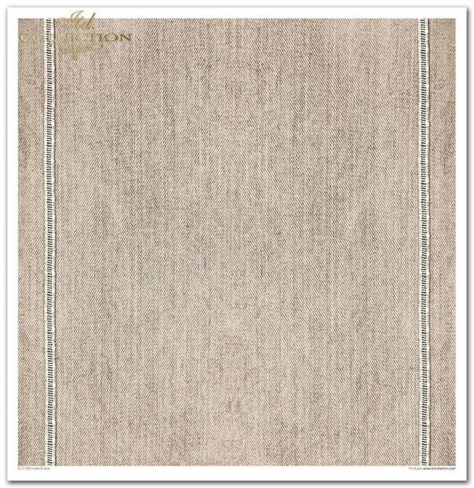 ITD Collection Paper Pad 12x12 Linen & Lace