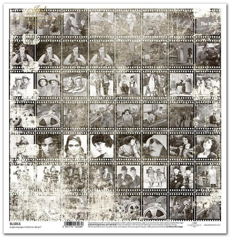 SLS032 ITD Collection Paper Pad 12x12 Magic Cinema