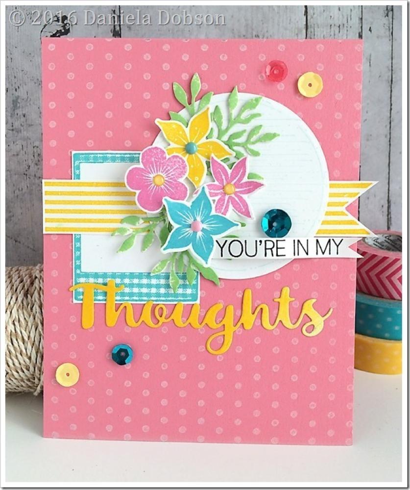 Impression Obsession Clear Stamps Bunch of Blossoms