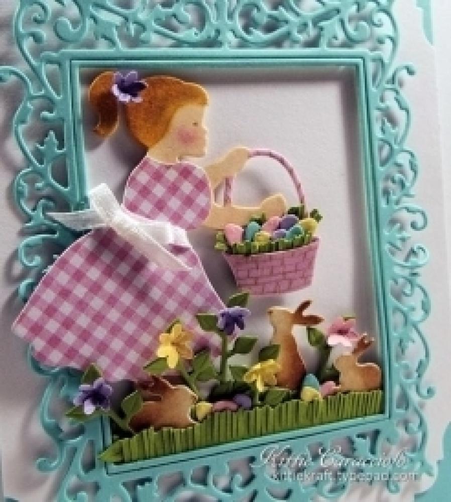 Impression Obsession Stanze Girl with Easter Basket