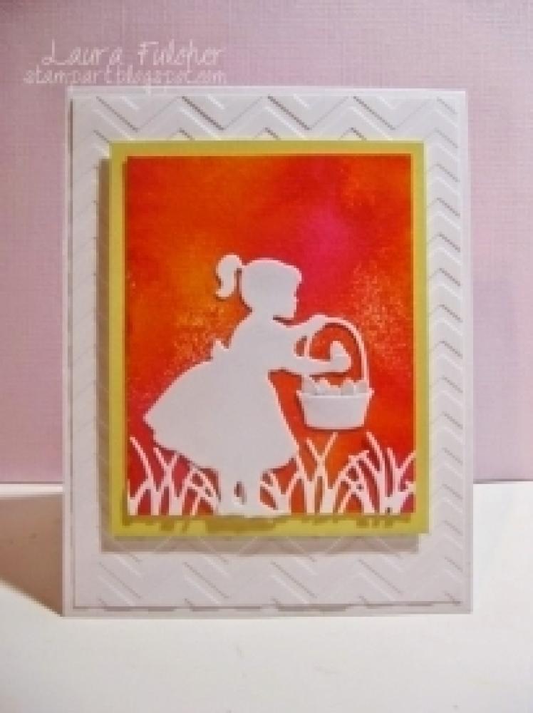 Impression Obsession Stanze Girl with Easter Basket