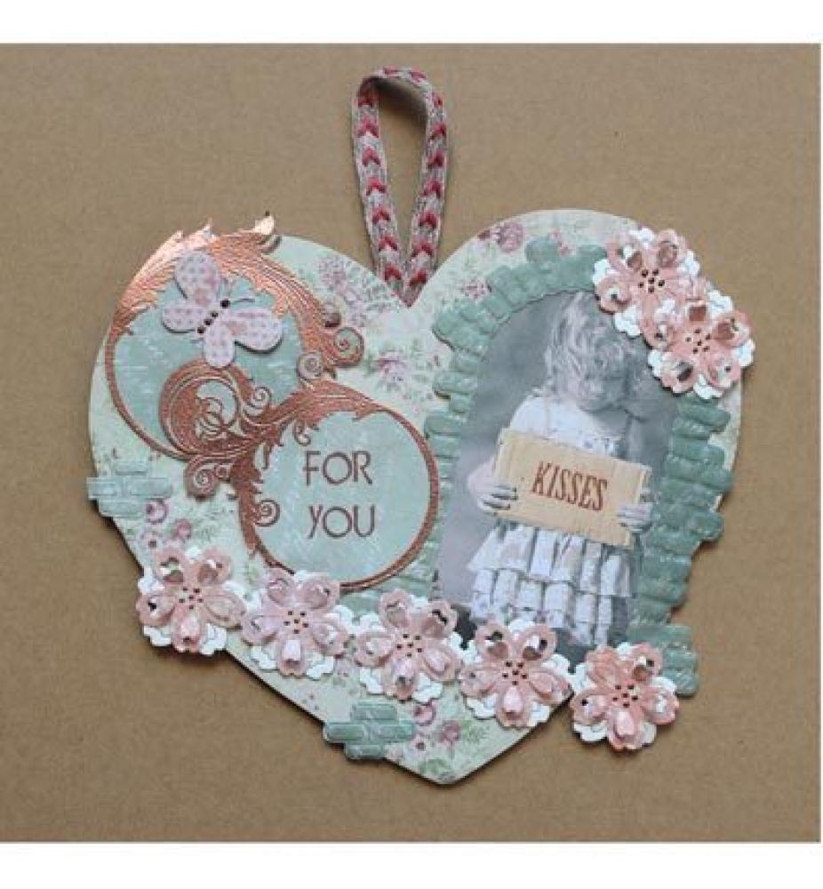 Joy!Crafts Clear Stamp Floral Frames #2