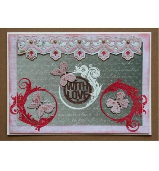 Joy!Crafts Clear Stamp Floral Frames #1