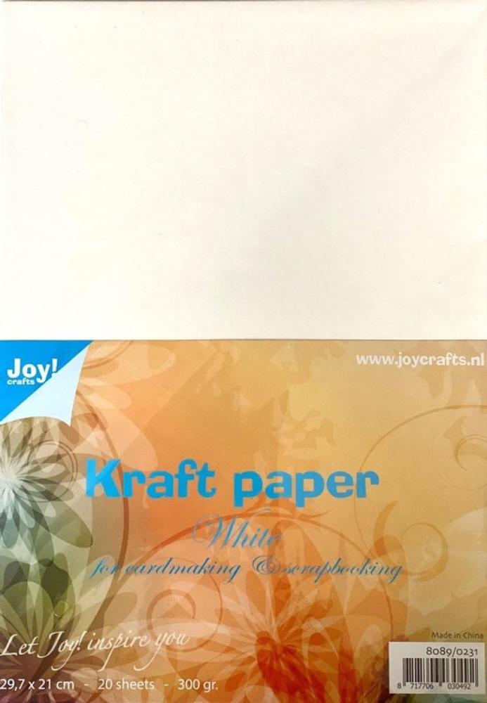 Joy!Crafts Kraft Paper White A4 Paper Pack #8089-0231