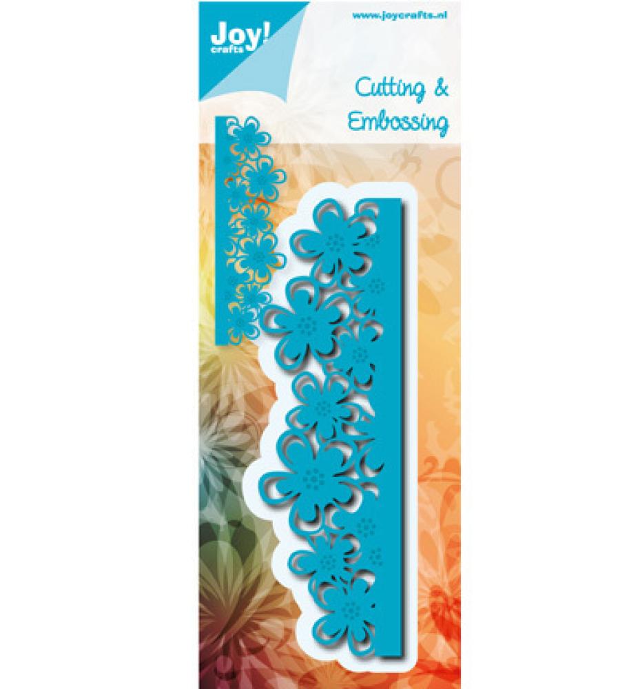 Joy!Crafts Präge- und Stanzschablone Blumenbordüre
