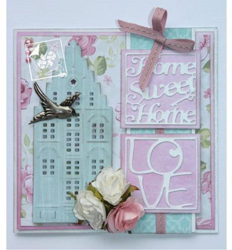 Joy!Crafts Präge- und Stanzschablone Love and Home