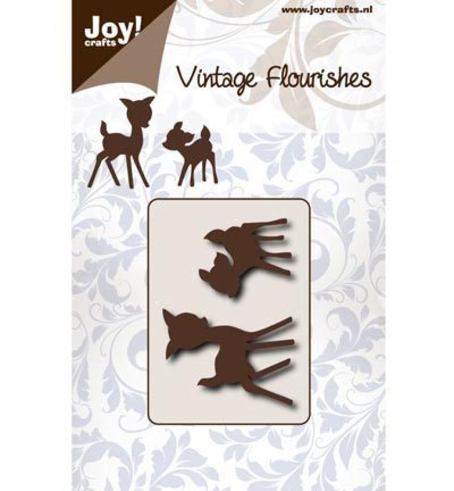 JoyCrafts Vintage Flourishes Stanze Reh #6003/0075