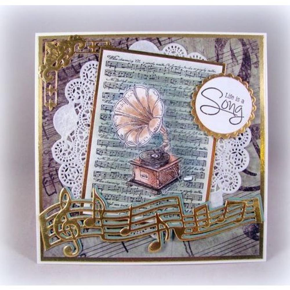 Joy Crafts Stanzschablone Dance to the Music #6002/0272