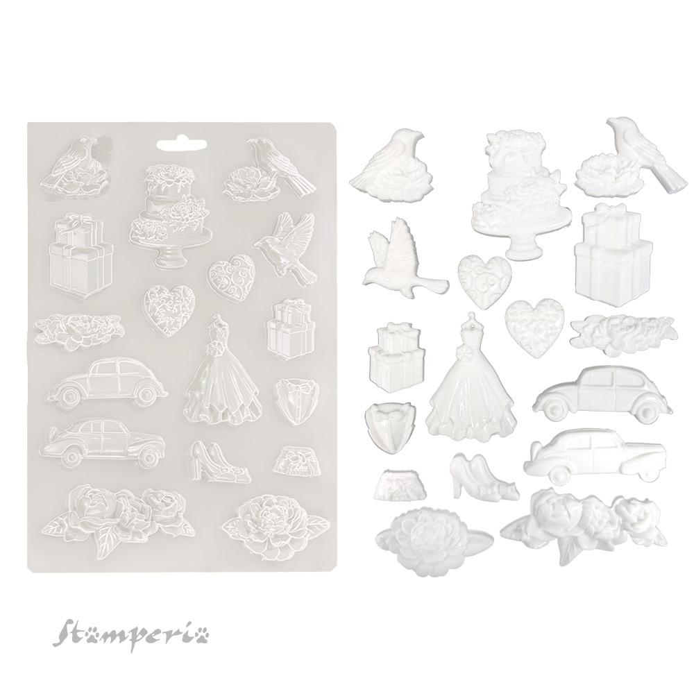 K3PTA4592 Stamperia Timeless A4 Soft Mould