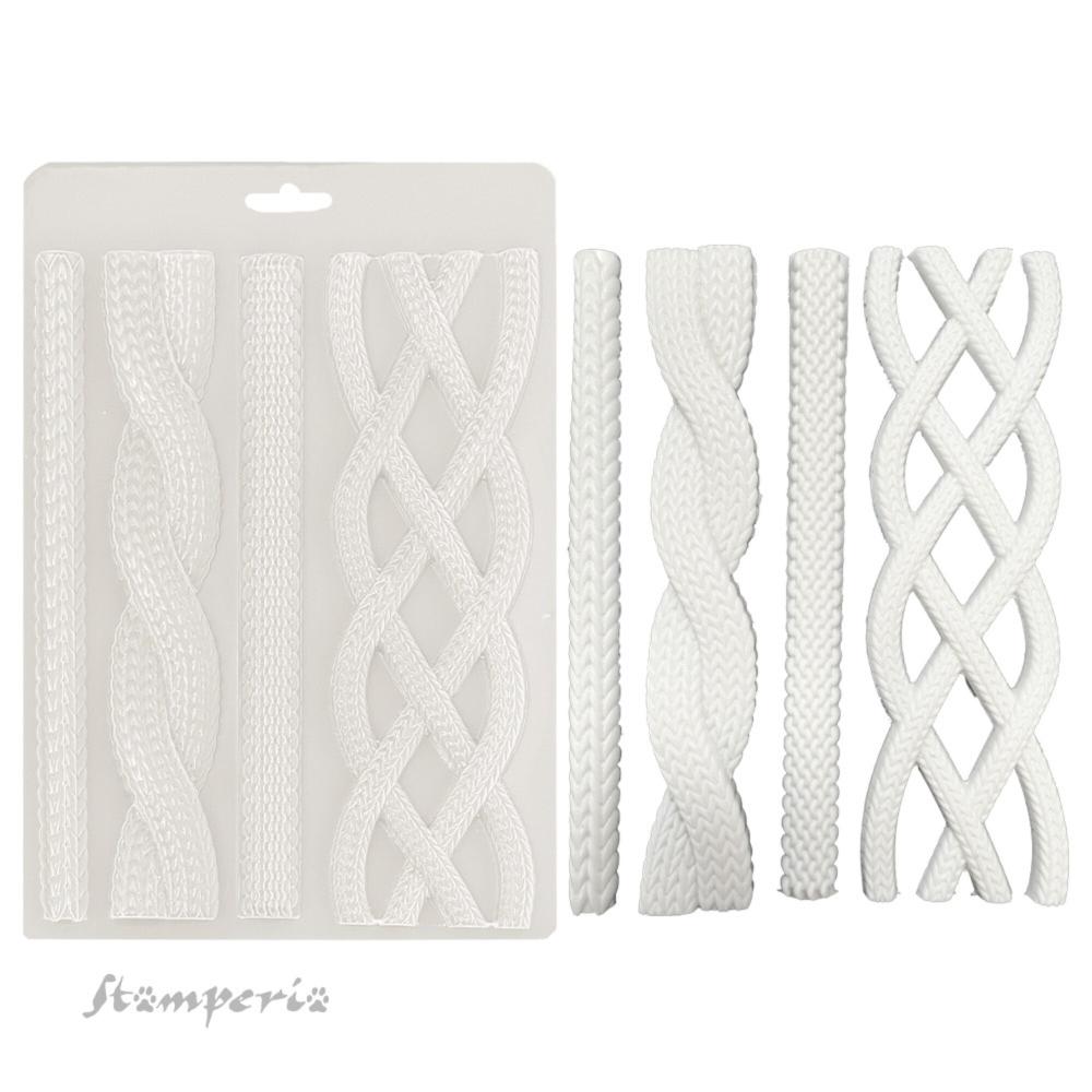 K3PTA5677 Stamperia Whispering Woods A5 Soft Mould Cords