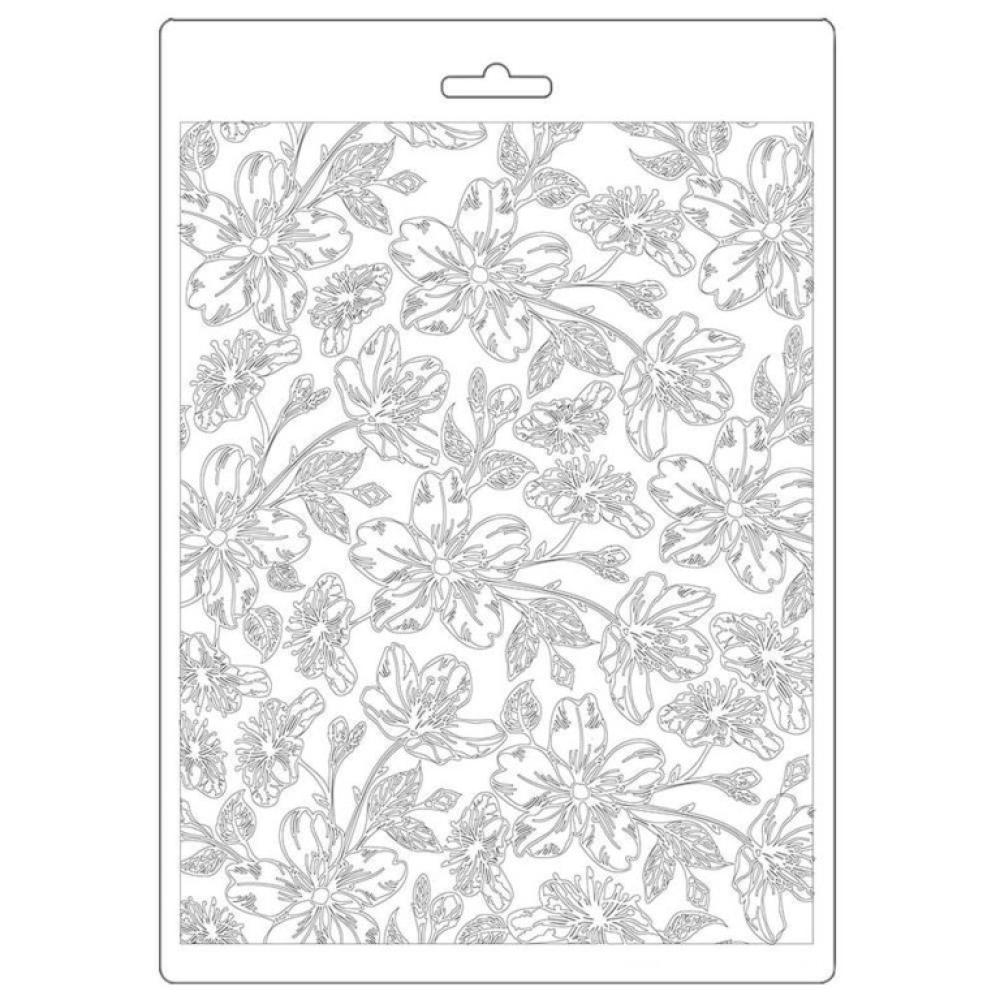 Stamperia A5 Soft Mould Atelier Van Gogh Blossoms #579