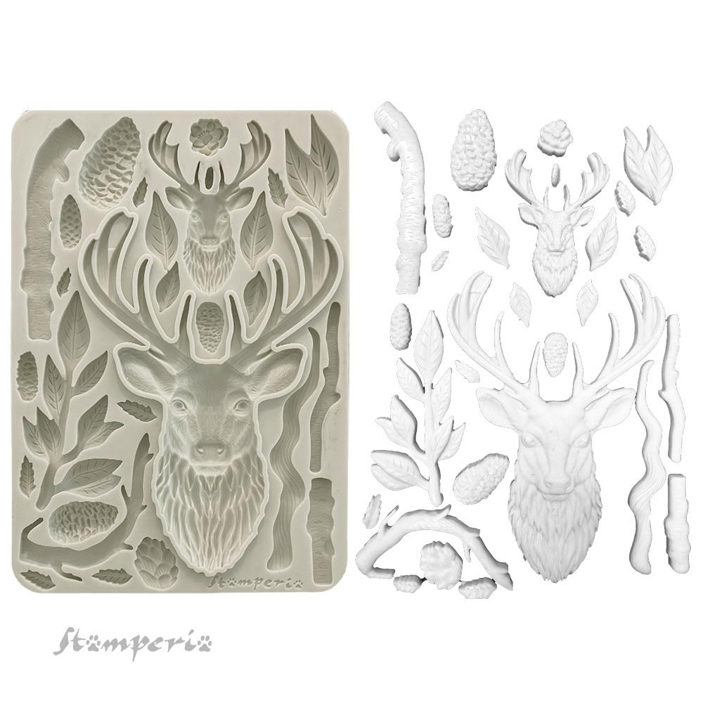 KACMA542 Stamperia The Owl's House A5 Silicone Mould Deer