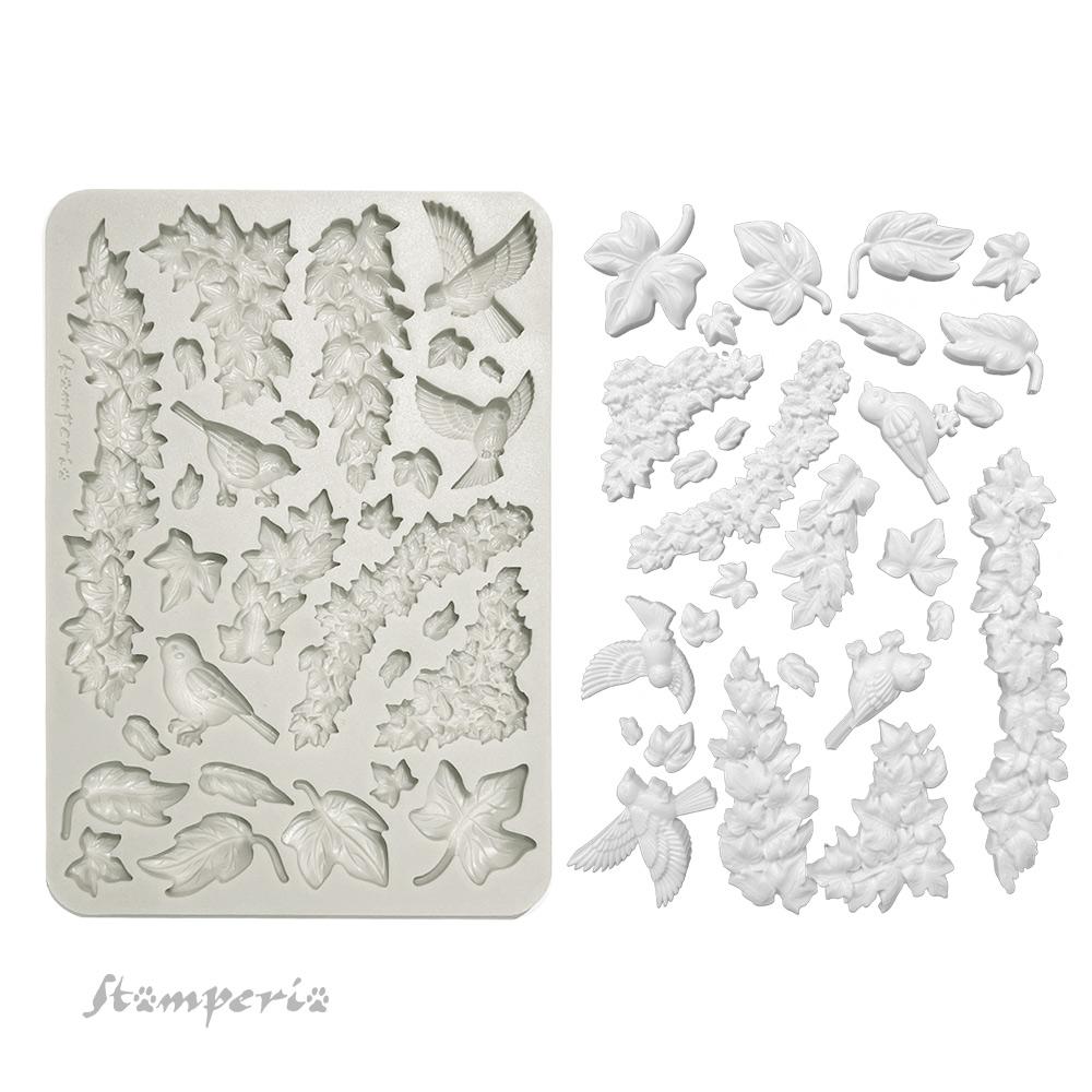 KACMA567 Stamperia House of Roses A5 Silicone Mould Ivy