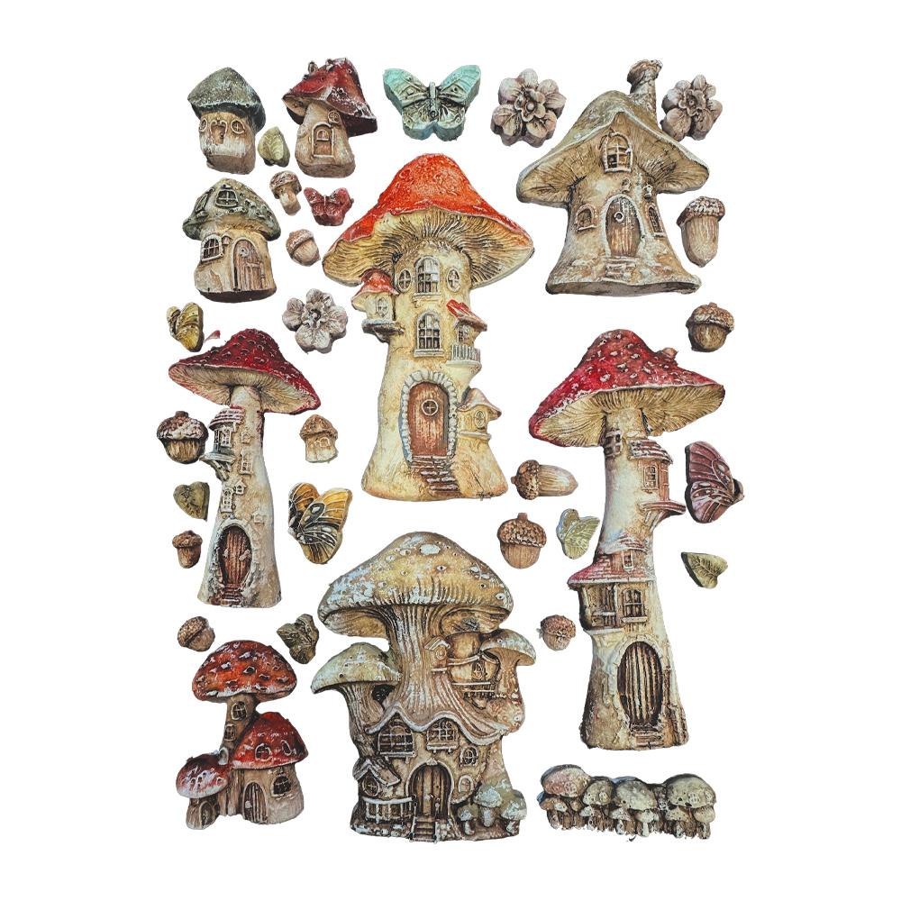 KACMA574 Stamperia Hidden Grove A5 Silicone Mould Mushroom House
