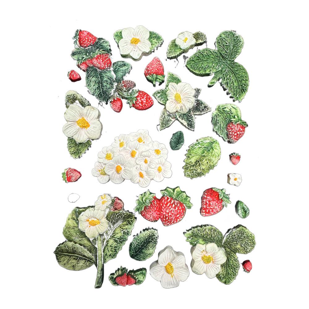 KACMA575 Stamperia Hidden Grove A5 Silicone Mould Strawberries