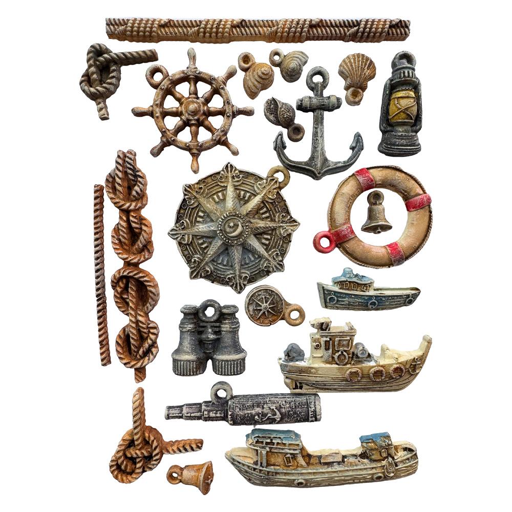 KACMA579 Stamperia Silent Sea A5 Silicone Mould Boats