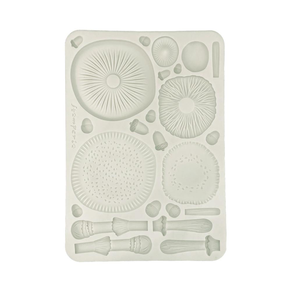 KACMA588 Stamperia Whispering Woods A5 Silicone Mould Mushrooms