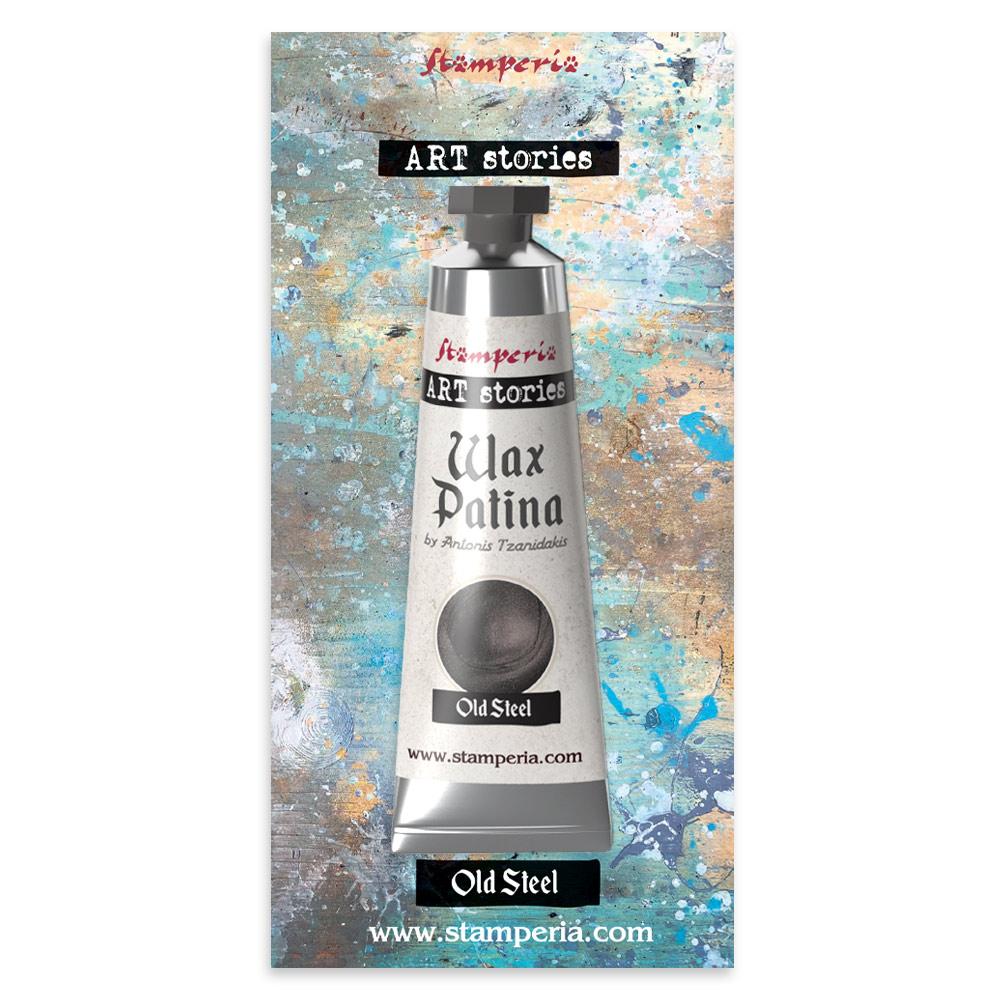KECW01 Stamperia Wax Patina Old Steel