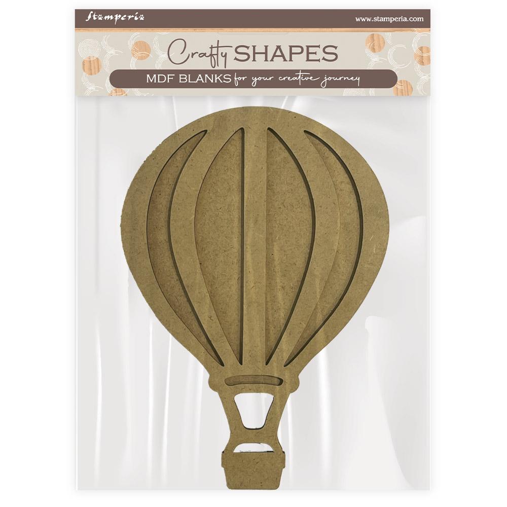 KLSM52 Stamperia Timeless MDF Crafty Shapes Blanks Air Balloon