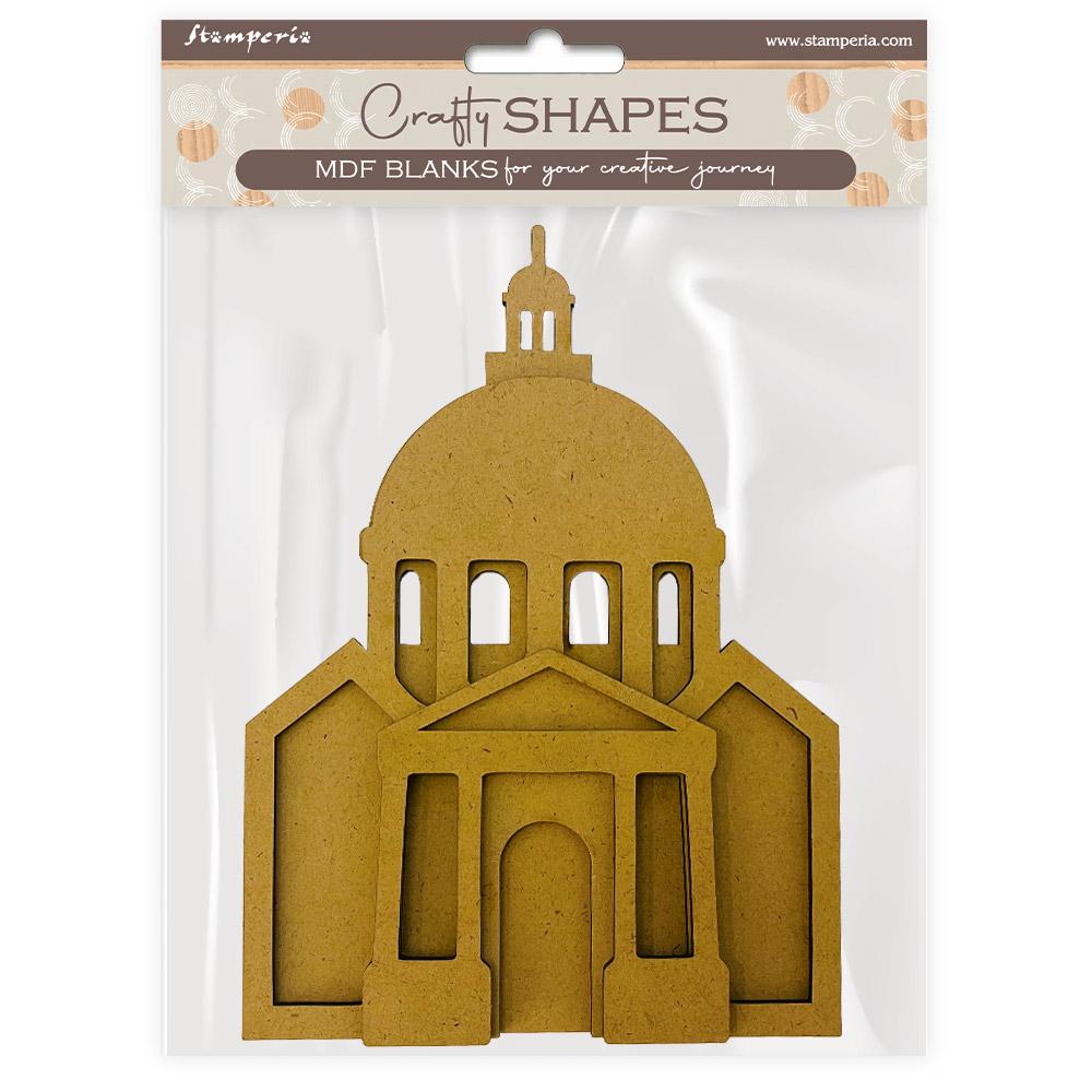 KLSM55 Stamperia Venice City of Art MDF Crafty Shapes Basilica