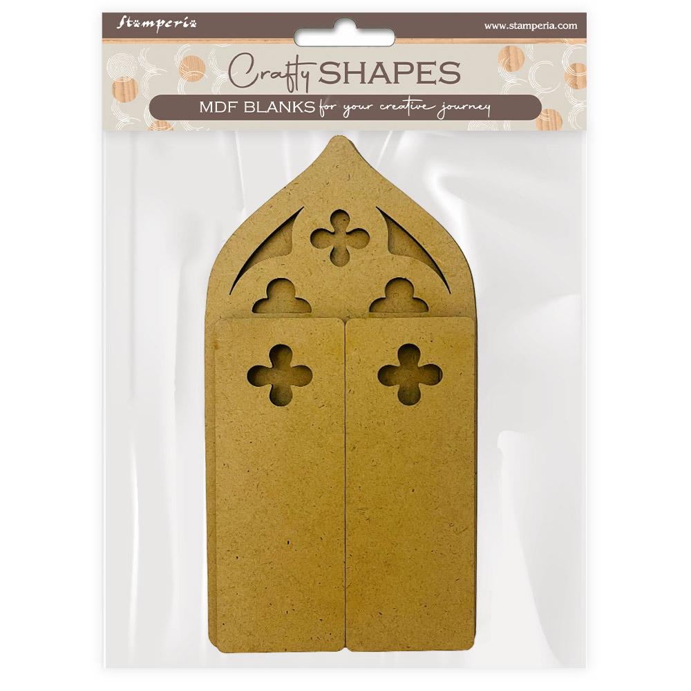 KLSM58 Stamperia Venice City of Art MDF Crafty Shapes Window