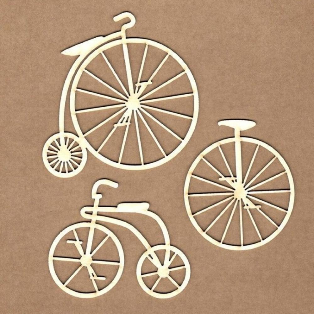 KORA Projects Chipboard Vintage Bikes SET #4005