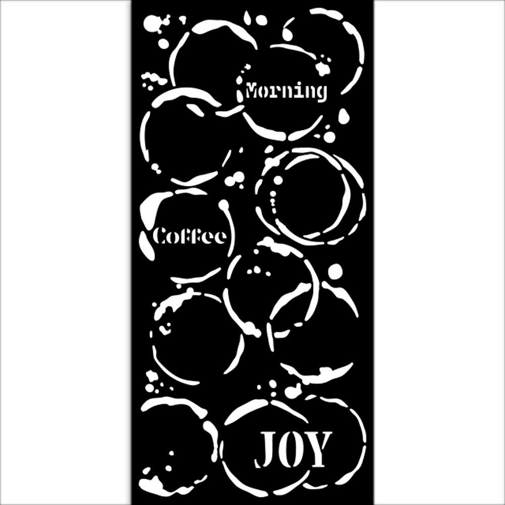 KSTDL133 Stamperia Furry Friends Stencil Coffee Prints