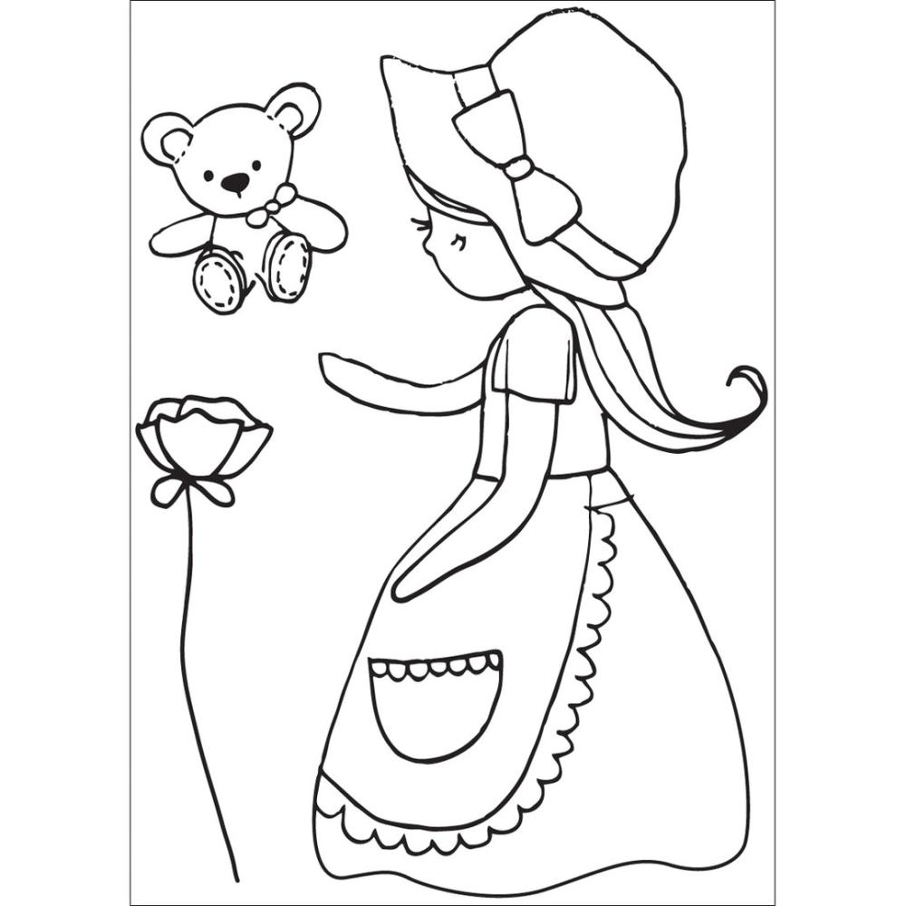 Kaisercraft Clear Stamp Set Lil´Primrose Picnic
