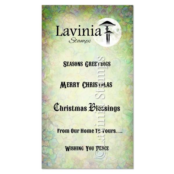 LAV839 Lavinia Stamp Christmas Greetings