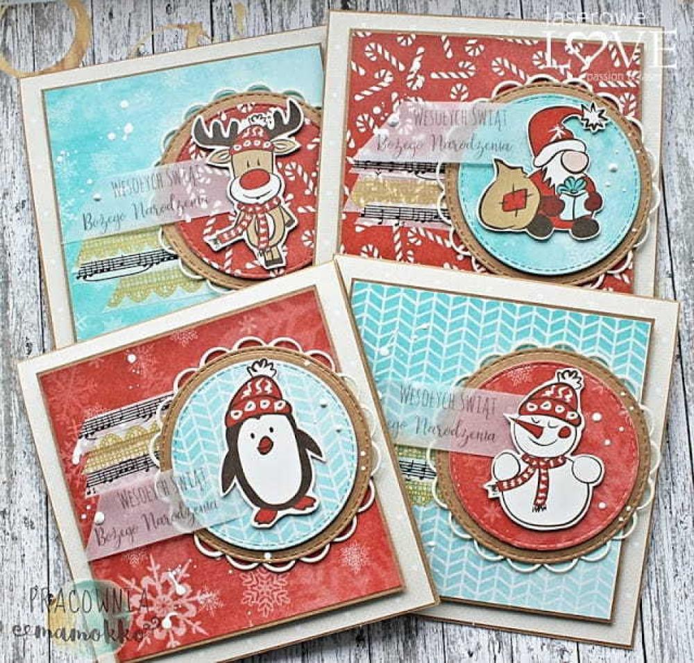 Laserowe LOVE 12x12 Paper Pack Winter Fun