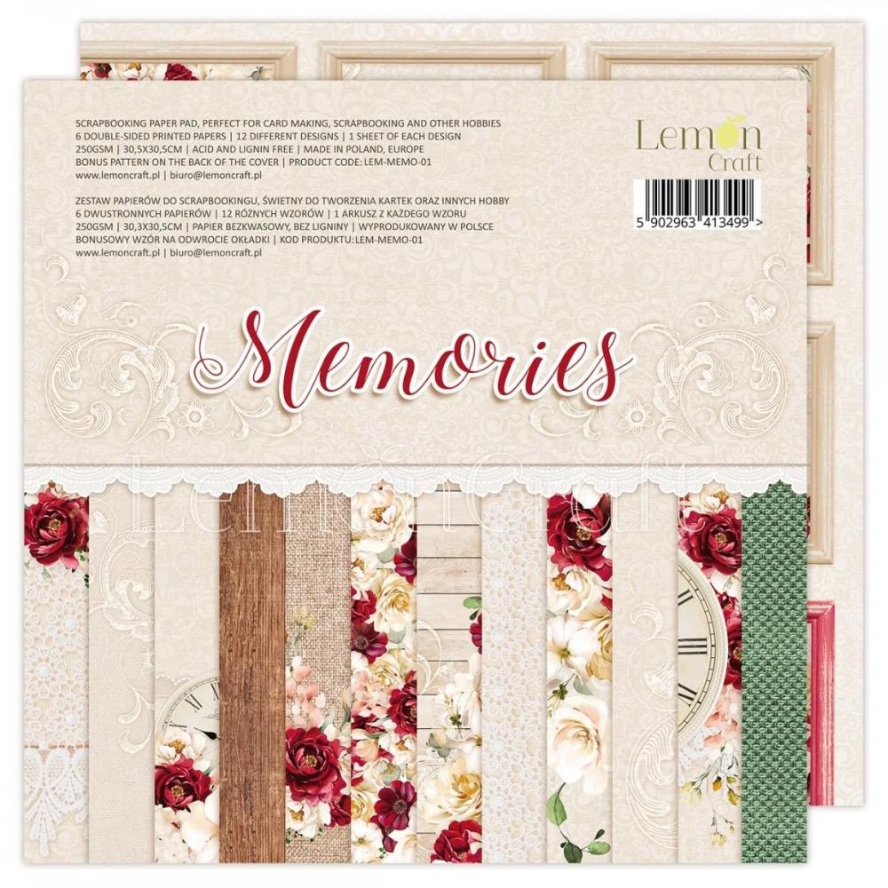 Lemon Craft 12x12 Paper Pack Memories