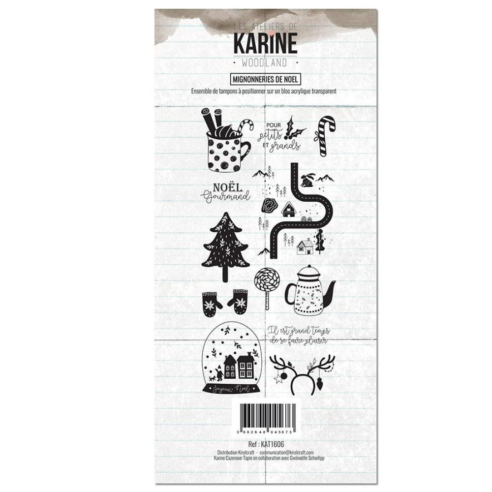 Les Ateliers de Karine Clear Stamp Mignonneries de Noel