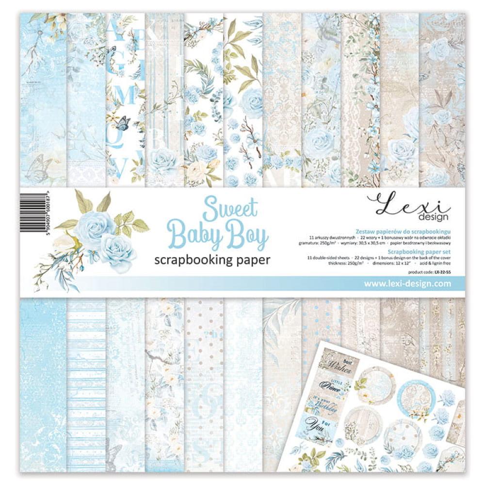 Lexi Design 12x12 Paper Pack Sweet Baby Boy