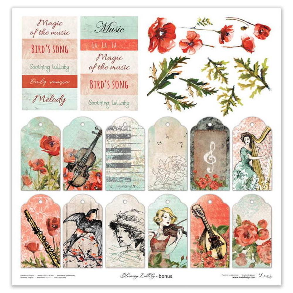 Lexi Design 12x12 Paper Pad Blooming Lullaby