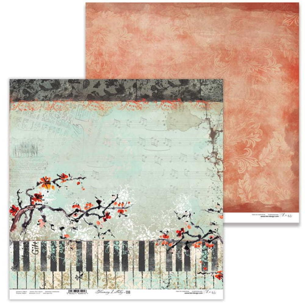 Lexi Design 12x12 Paper Pad Blooming Lullaby
