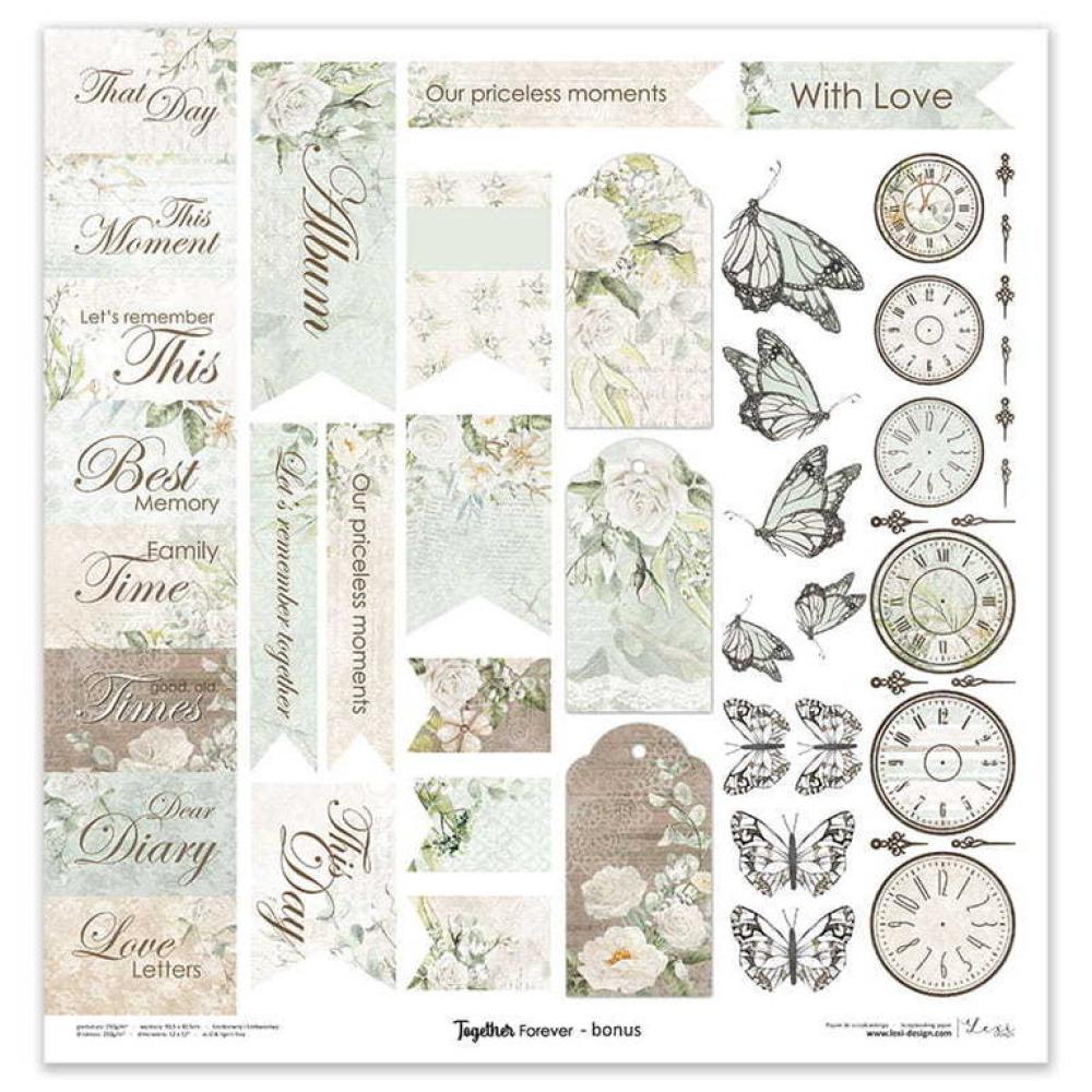 Lexi Design 12x12 Paper Pad Together Forever SET
